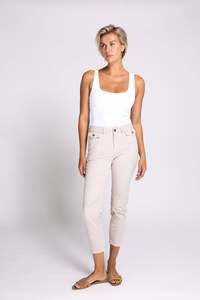 Trousers: Ennie Pants - Sand
