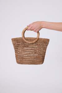 Accessories: Milano Bucket Bag - Tea