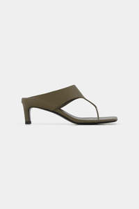 Footwear: Jules Sandal - Olive Brown