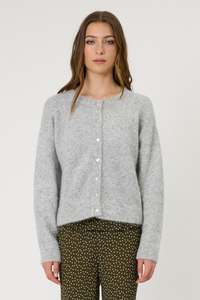Knitwear: Ryder Cardigan - Grey