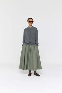 Knitwear: Fils Cardigan - Grey
