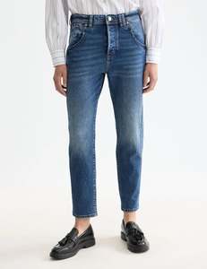 Denim: The Buzz Boyfriend Jeans - Tempo Blue