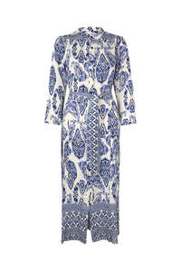 Denim: Harper Dress - Blue Paisley