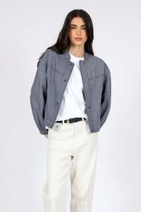 Jackets: Beam Bomber Jacket - Ink Stripe