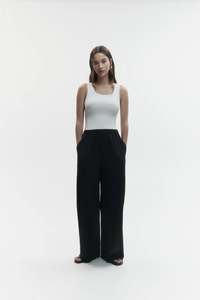 Trousers: Haines Trouser - Black