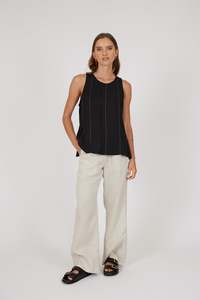 Marlow: Palma Tank - Black