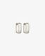 Alida Square Earrings - Sterling Silver