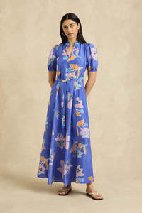 Hannah Artwear: Oceanus Dress - Orchid Cobalt
