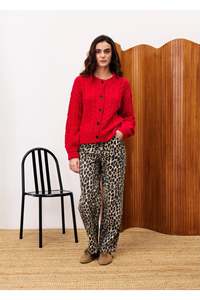 Denim: Bobtail Jean - Leopard