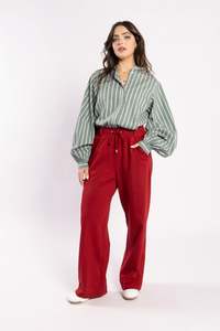 Trousers: Lake Ponti Pant - Wine