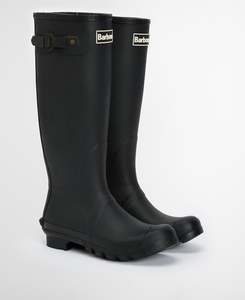 Footwear: Barbour Bede Tall Welly - Black