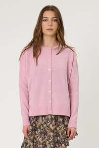 Knitwear: Tali Cardigan - Blush