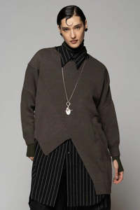Knitwear: Dogstar Rin Top - Moss