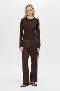 Trousers: Locus Scuba Pant - Espresso