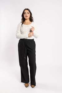 Trousers: Drama The Label Lake Pant – Noir Stripe