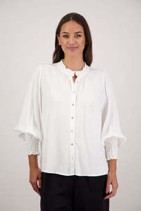 Briarwood: Audrey Top - White
