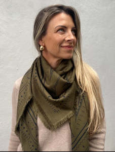 Accessories: Dark Hampton - The Yorke Wool Silk Scarf
