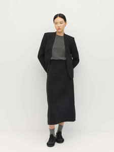 Jackets: Juliette Hogan Chicago Blazer Foundation Suiting 2.0 - Black