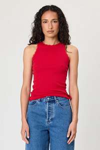 Tops: Poppy Tank - Chilli