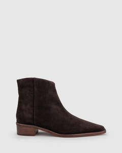 Footwear: Chaos & Harmony Zenith Boot - BItter Chocolate Suede