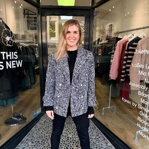 Jackets: DEA the Label Annie Blazer - Silver Tweed