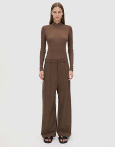 Trousers: Camilla and Marc Atticus Pant - Chocolate