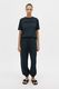CAMILLA AND MARC Tia Flocking Logo Tee Deep Ink