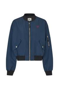 Lollys Laundry: Lollys Laundry Liw Bomber Jacket - Dark Navy