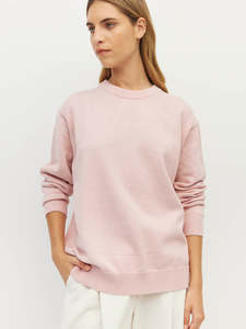Knitwear: Juliette Hogan Cotton Sweatshirt - Ballet Pink