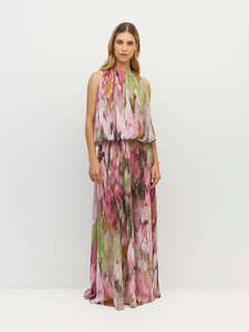 Dresses: Juliette Hogan Aria Dress Summer Daze Crush - Rose Ripple
