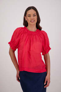 Tops: Briarwood Teddy Top - Red
