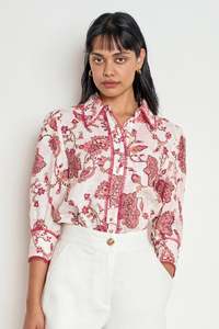 Tops: Zoe Kratzmann Serenade Top - Rose Paisley