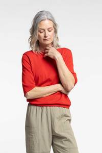 Tops: Newlands Studio Sam Tee - Lava