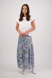 Skirts: Briarwood Tutti Skirt - Blue Floral