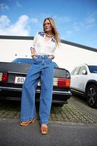 Lollys Laundry: Lollys Laundry Florida Pants - Blue